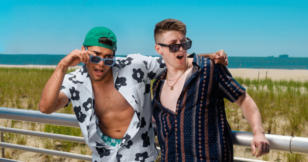 Luz Azul: Proteja sua Visão, Sono e Estilo Masculino 5 Imagem Representando a Luz Azul e os Óculos de Sol como Forma de Proteção